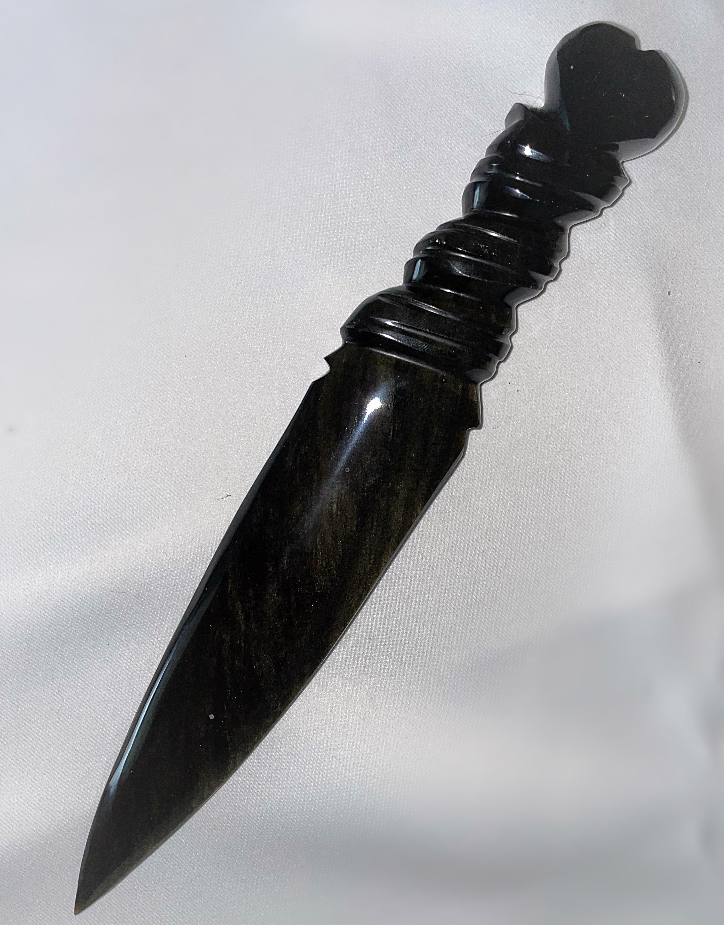 Tumbled Obsidian Sword