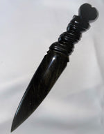 Load image into Gallery viewer, Tumbled Obsidian Sword
