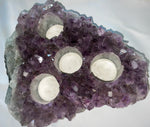 Load image into Gallery viewer, Amethyst Candle Holders
