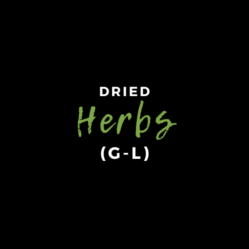 DRIED HERBS (G-L)